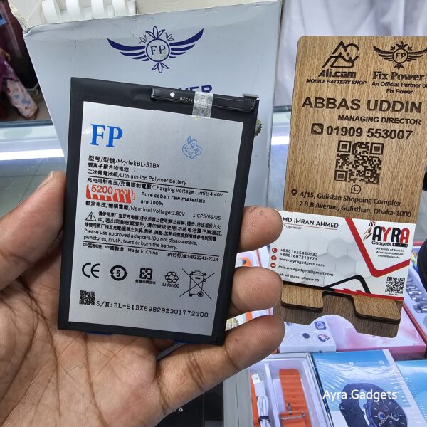 Infinix BL-58BX Ultra High-Capacity Replacement Battery (5200mAh)