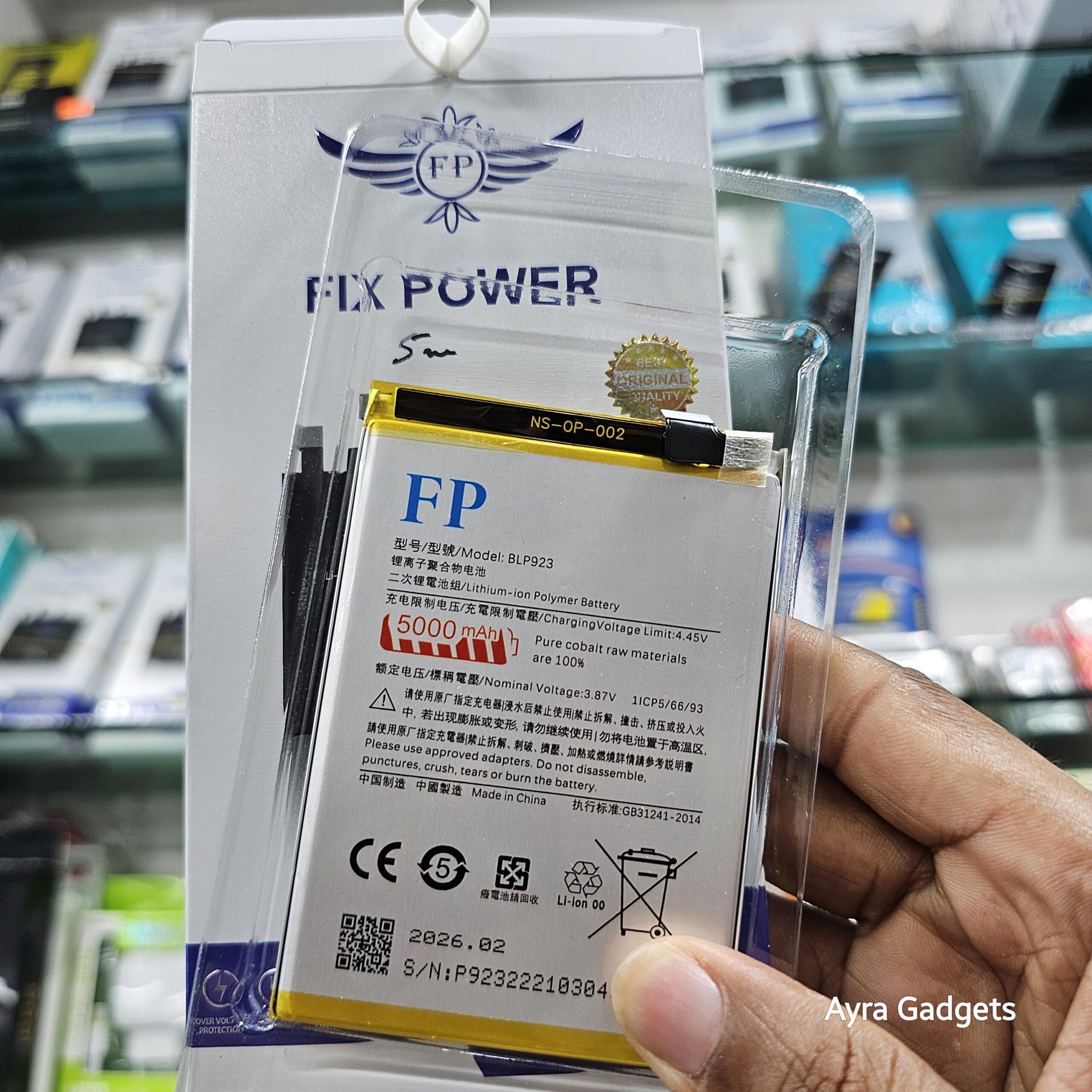 2026/06/1000145003-scaled.jpg Oppo BLP923 Original-Capacity Replacement Battery (5000mAh) - Image 1