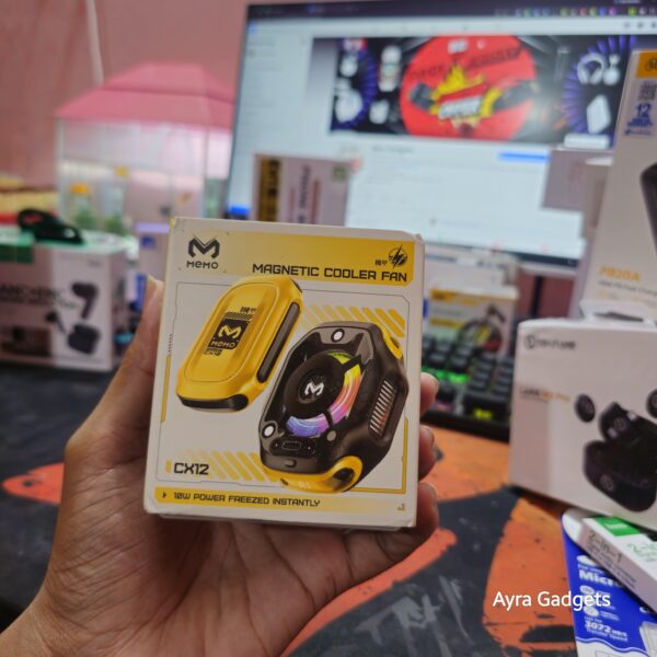MEMO CX12 Magnetic Cooler Fan with Free Power bank