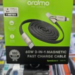 Oraimo 60W 2-in-1 Magnetic Fast Charge Cable