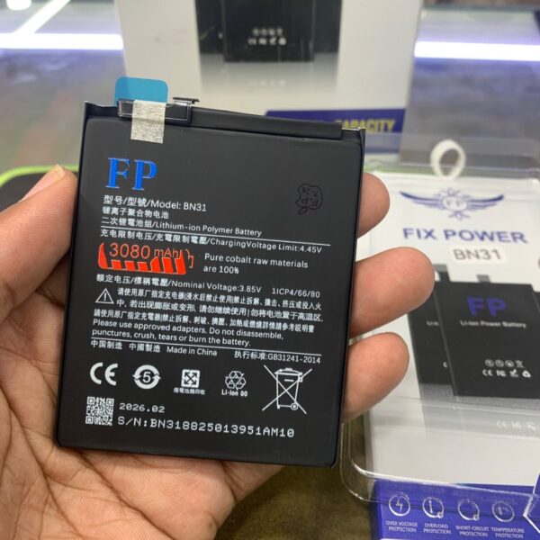 Xiaomi BN31 Original-Capacity Replacement Battery (3080mAh)